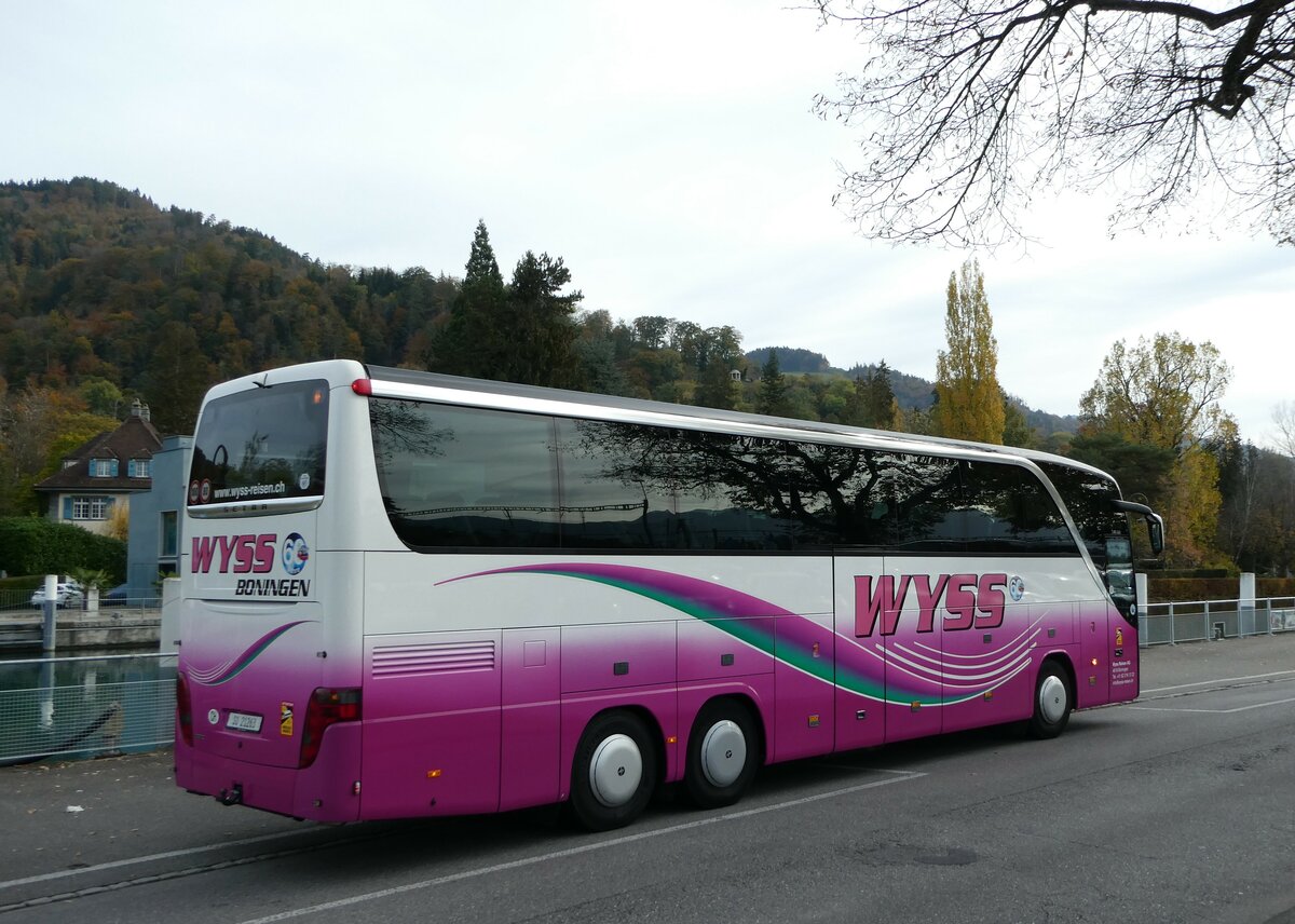 (241'969) - Wyss, Boningen - Nr. 50/SO 21'263 - Setra am 30. Oktober 2022 bei der Schifflndte Thun