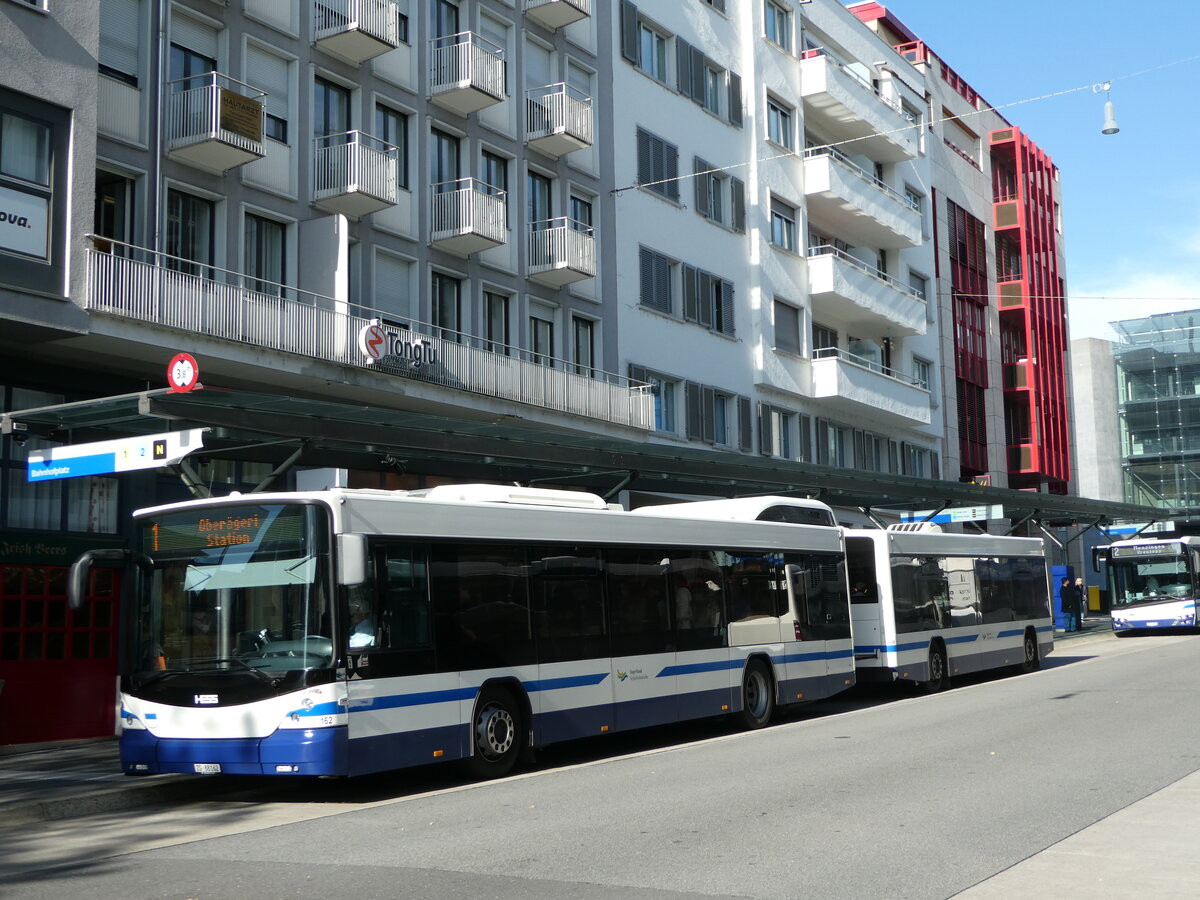 (242'045) - ZVB Zug - Nr. 162/ZG 88'162 - Hess am 31. Oktober 2022 beim Bahnhof Zug