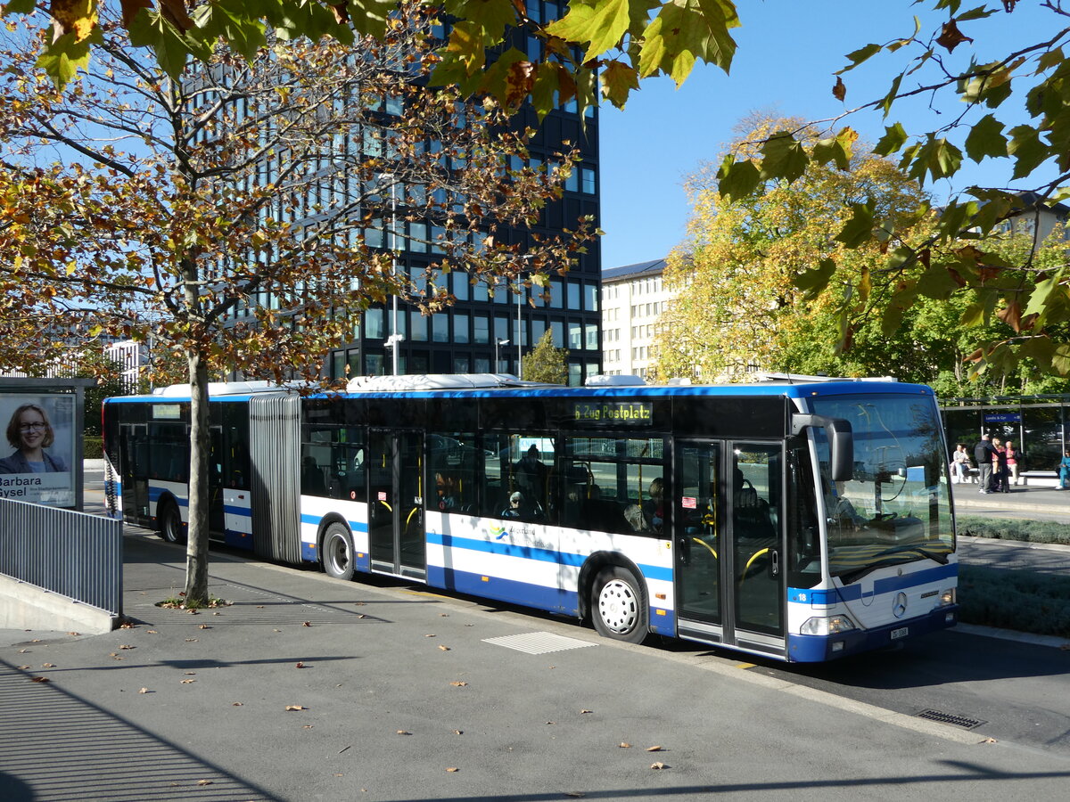 (242'058) - ZVB Zug - Nr. 18/ZG 3368 - Mercedes am 31. Oktober 2022 in Zug, Landis & Gyr