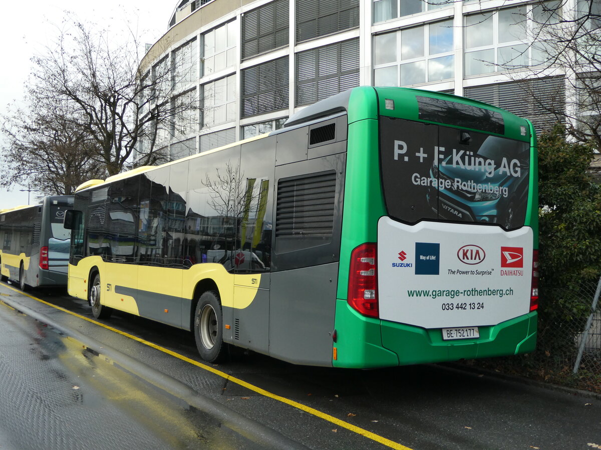 (244'074) - STI Thun - Nr. 177/BE 752'177 - Mercedes am 21. Dezember 2022 bei der Schifflndte Thun