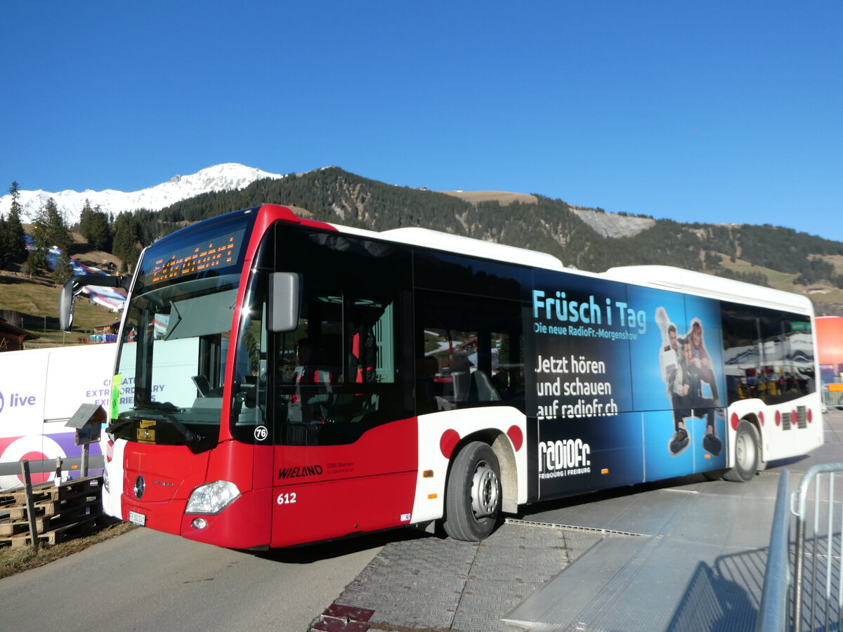 (244'642) - TPF Fribourg (Wieland 76) - Nr. 612/FR 300'241 - Mercedes am 7. Januar 2023 in Adelboden, Weltcup