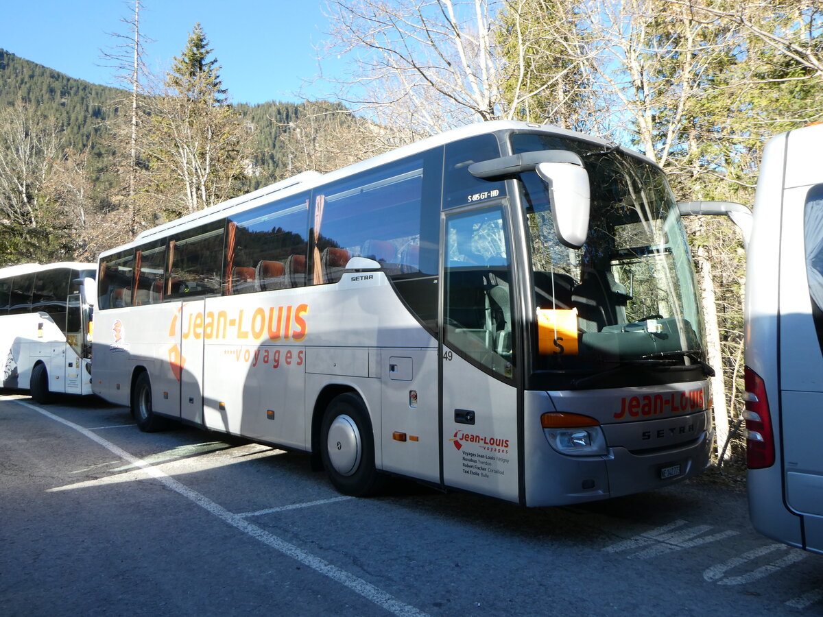 (244'711) - Jean-Louis, Ftigny - Nr. 49/NE 142'773 - Setra am 7. Januar 2023 in Adelboden, ASB