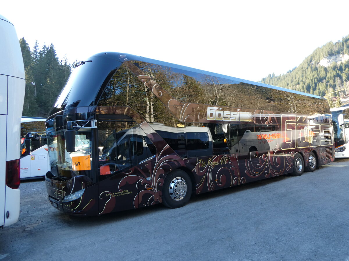 (244'715) - Gssi, Horw - LU 161'758 - Neoplan am 7. Januar 2023 in Adelboden, ASB