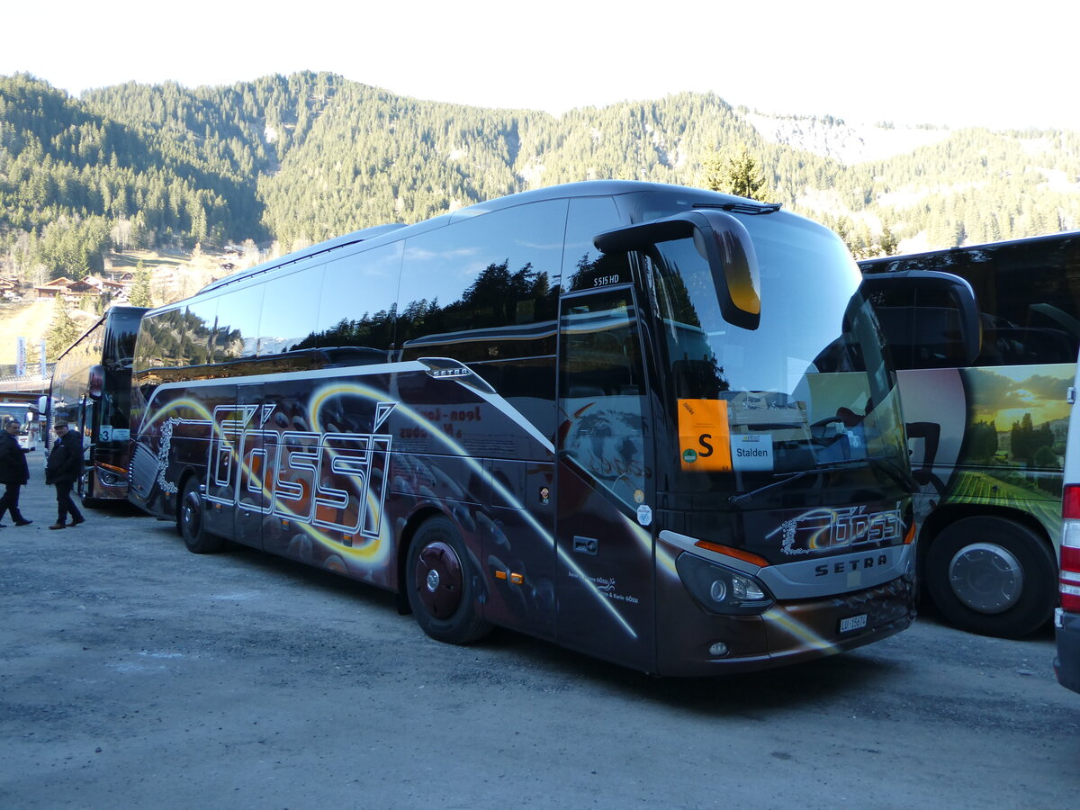 (244'737) - Gssi, Horw - LU 15'674 - Setra am 7. Januar 2023 in Adelboden, ASB