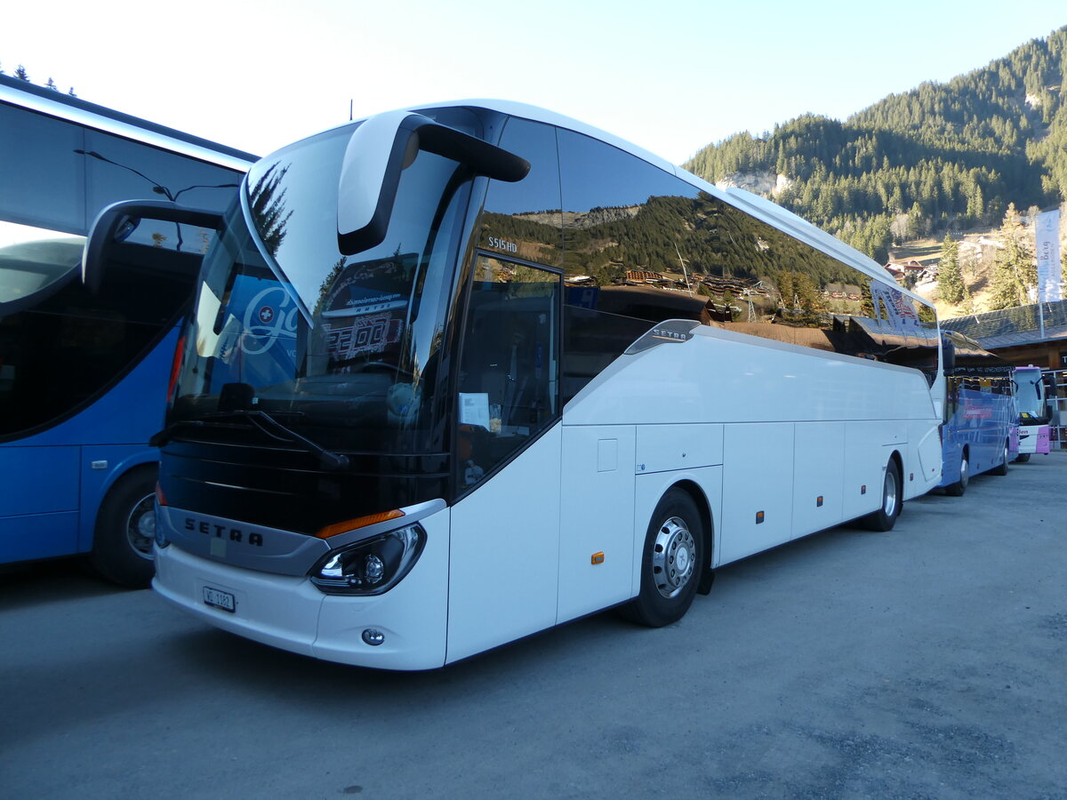 (244'771) - AVJ Les Bioux - VD 1182 - Setra am 7. Januar 2023 in Adelboden, ASB