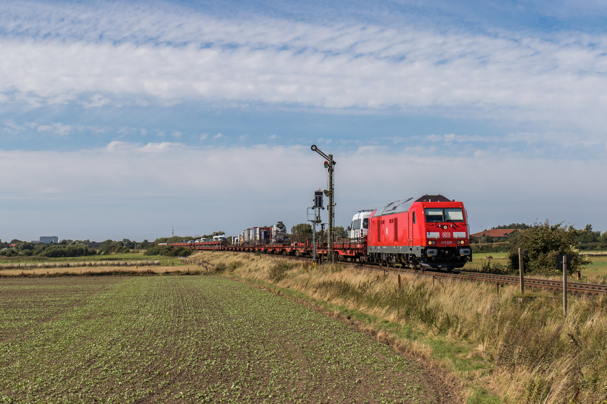 245 025 kurz vor Keitum am 31. August 2016.