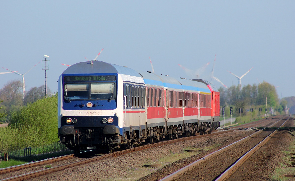 245 027 mit  Ersatzpark  nach Hamburg, Langenhorn 05.05.2018