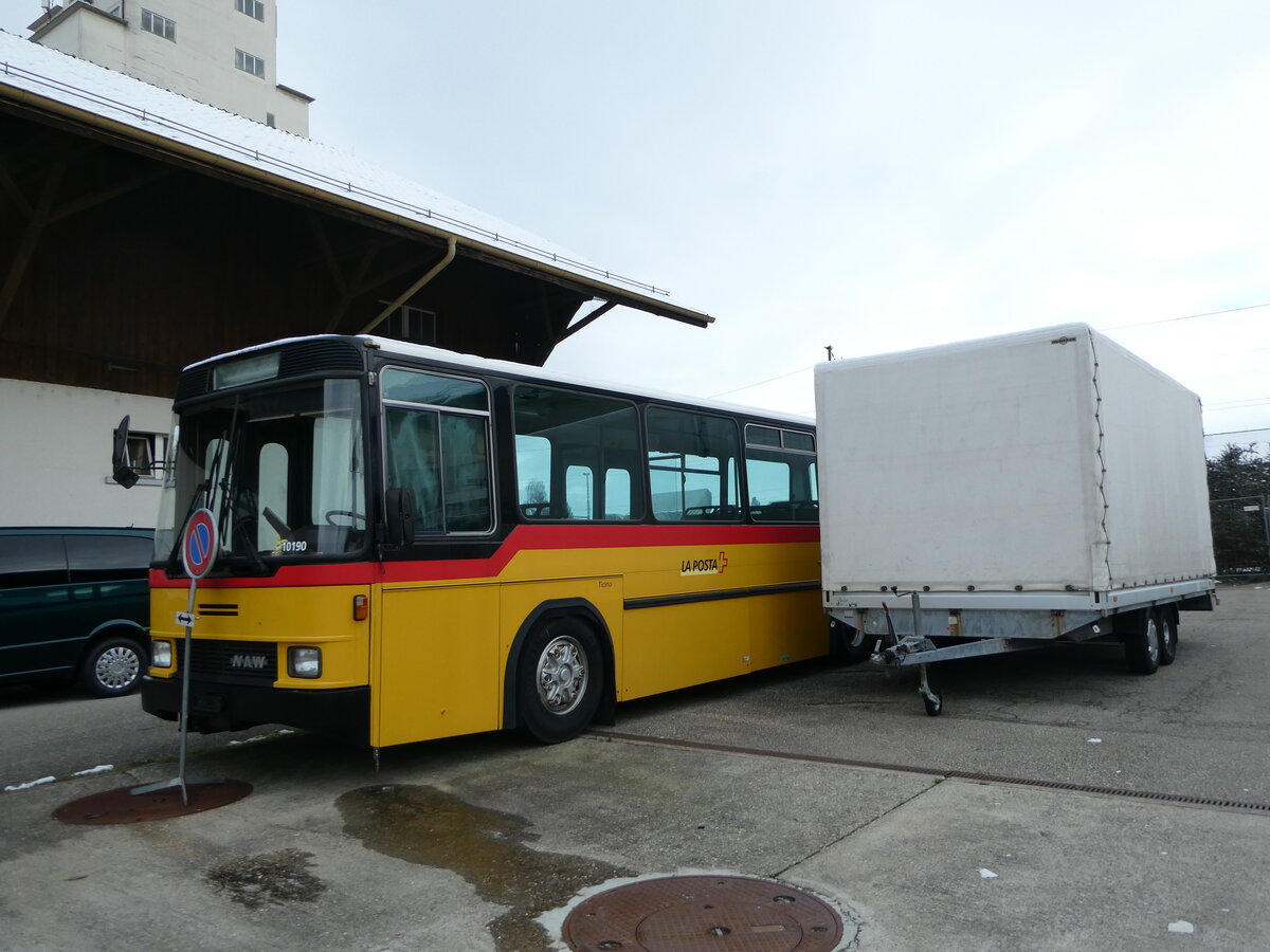 (245'225) - Gohl, Herzogenbuchsee - NAW/Hess (ex Lado, Gandria; ex Barenco, Faido PID 10'190; ex AMSA Chiasso Nr. 18) am 21. Januar 2023 in Herzogenbuchsee, Garage (Teilaufnahme)