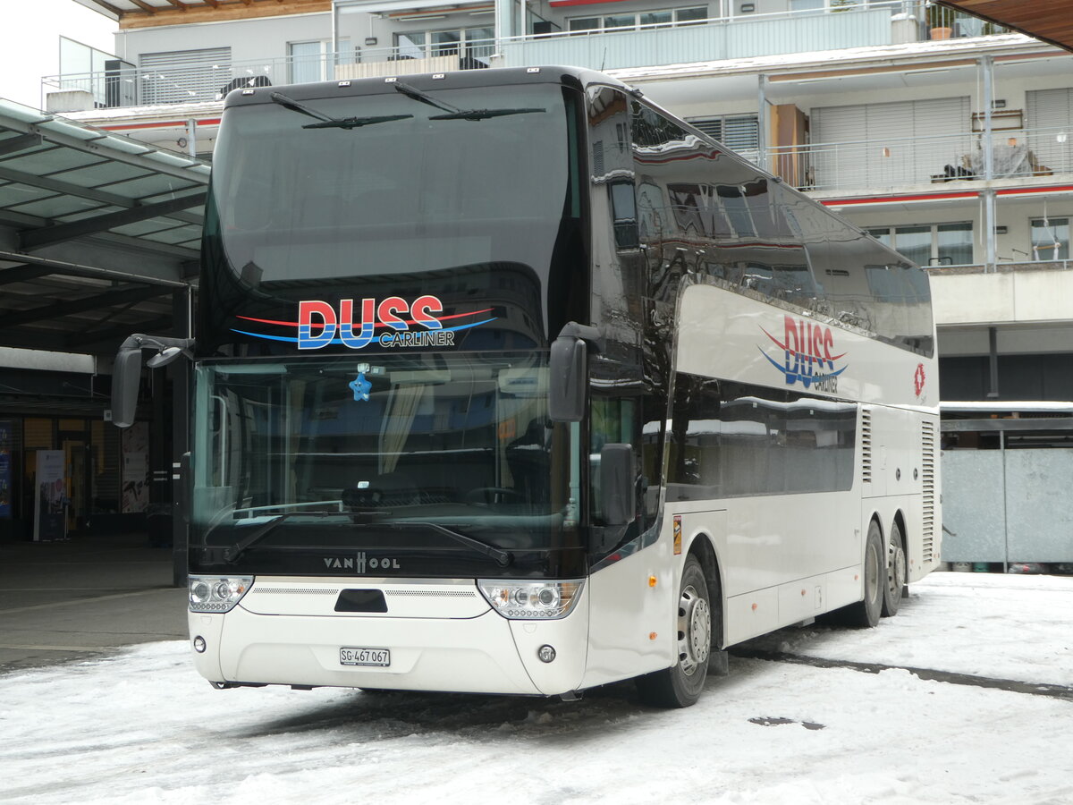 (245'301) - Duss, Neuhaus - SG 467'067 - Van Hool am 23. Januar 2023 in Uetendorf, Migros