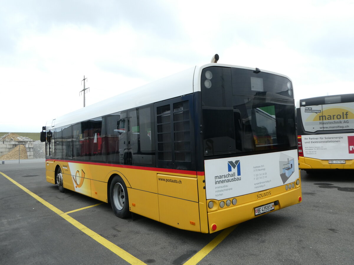 (245'500) - PostAuto Bern - Nr. 7/BE 435'814/PID 5576 - Solaris (ex Lengacher, Wichtrach Nr. 4) am 28. Januar 2023 in Kerzers, Interbus