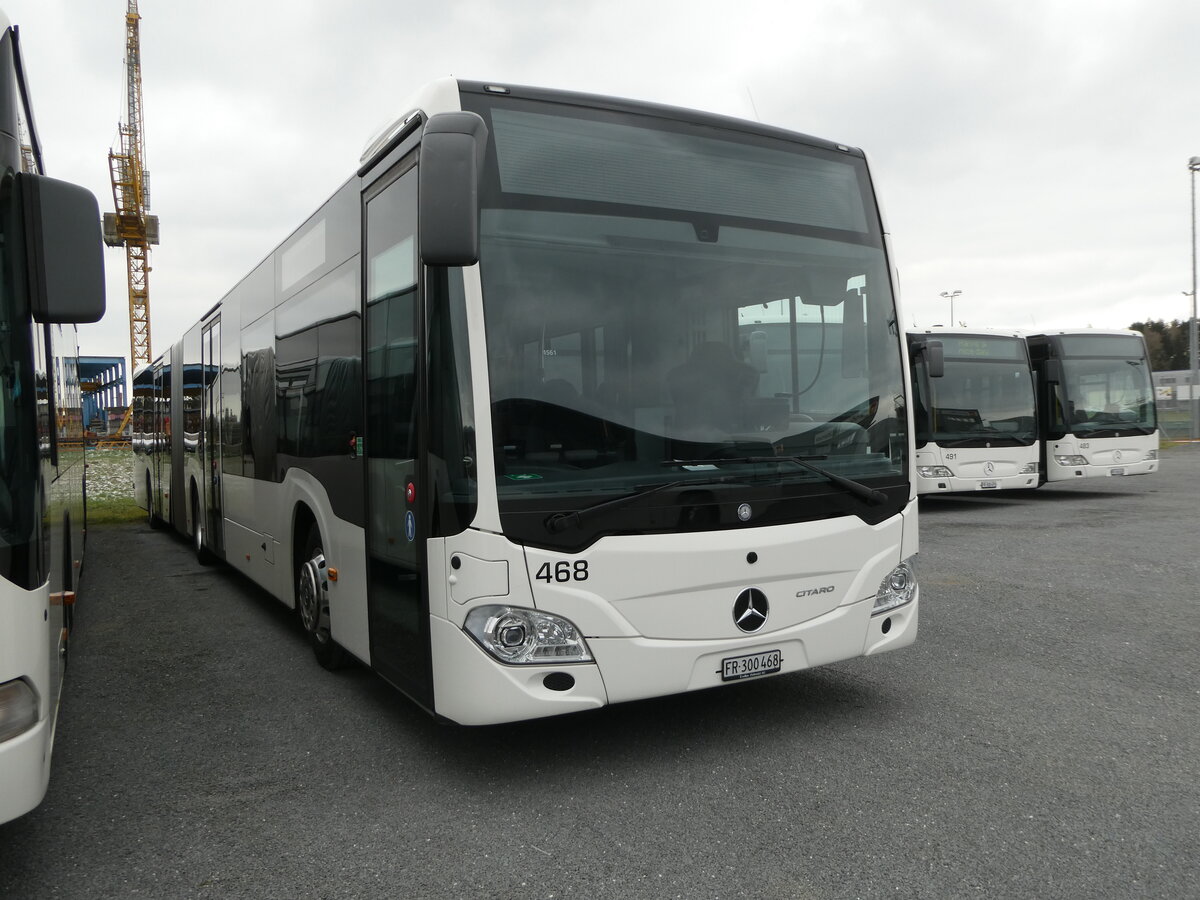 (245'512) - Intertours, Domdidier - Nr. 468/FR 300'468 - Mercedes (ex Nr. 201) am 28. Januar 2023 in Domdidier, Garage