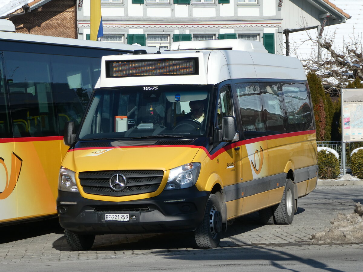 (245'559) - Lthi, Hinterfultigen - BE 221'299/PID 10'575 - Mercedes am 30. Januar 2023 in Riggisberg, Post