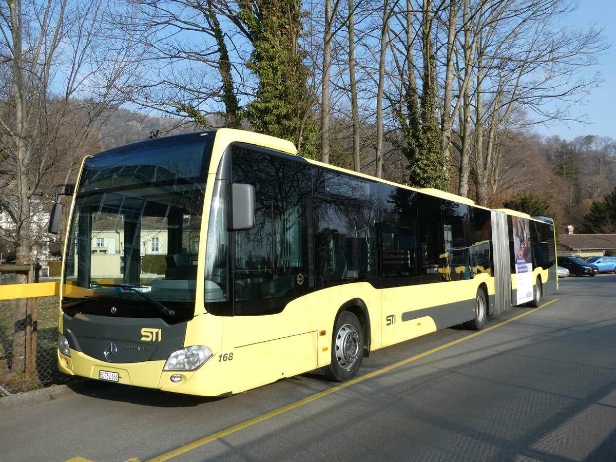 (245'963) - STI Thun - Nr. 168/BE 752'168 - Mercedes am 8. Februar 2023 bei der Schifflndte Thun