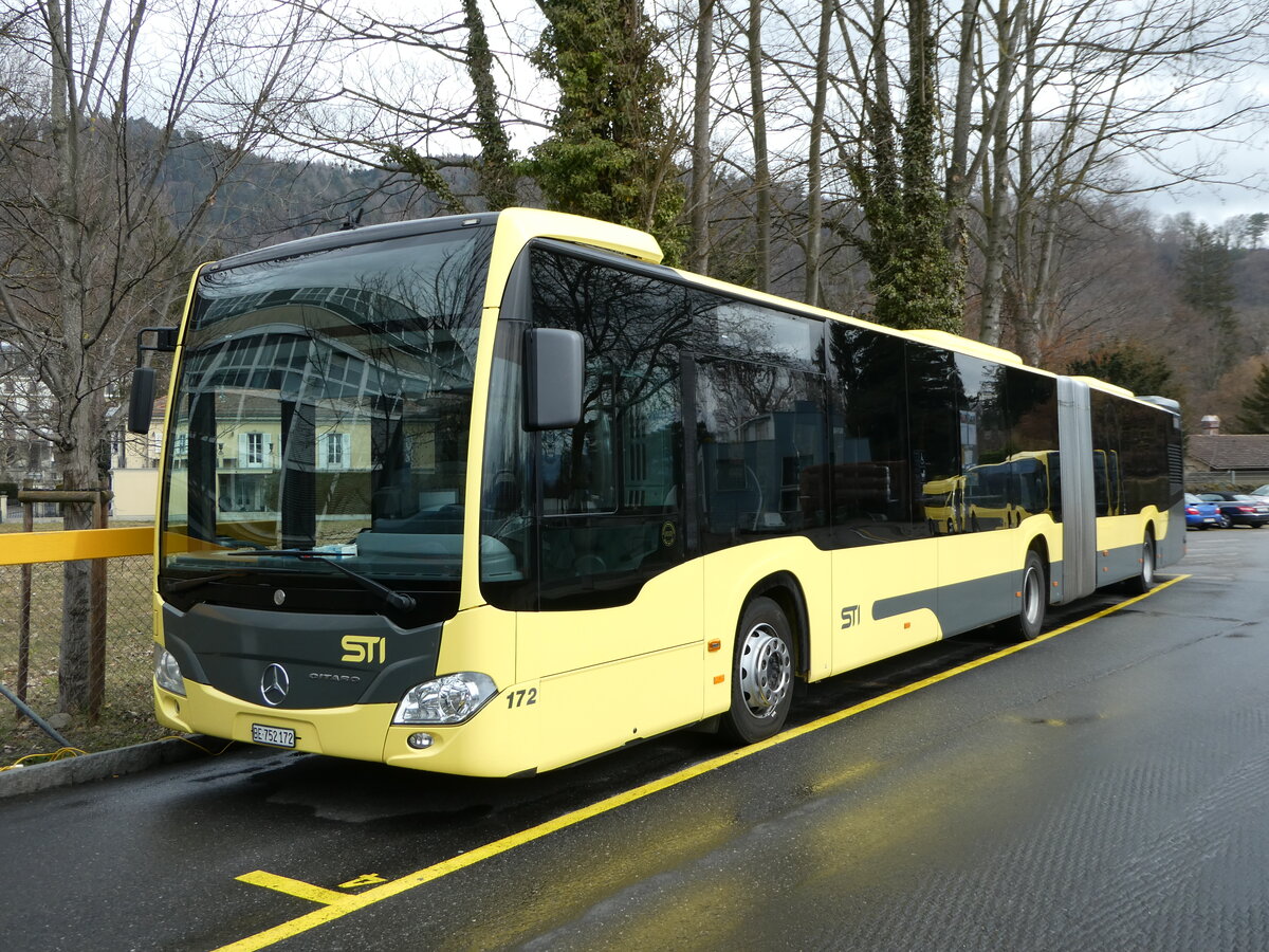 (246'956) - STI Thun - Nr. 172/BE 752'172 - Mercedes am 8. März 2023 bei der Schiffländte Thun