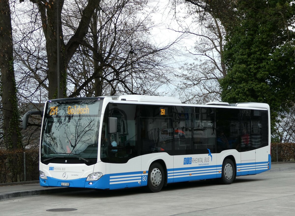 (247'543) - RTB Altsttten - Nr. 80/SG 327'080 - Mercedes am 21. Mrz 2023 beim Rorschach