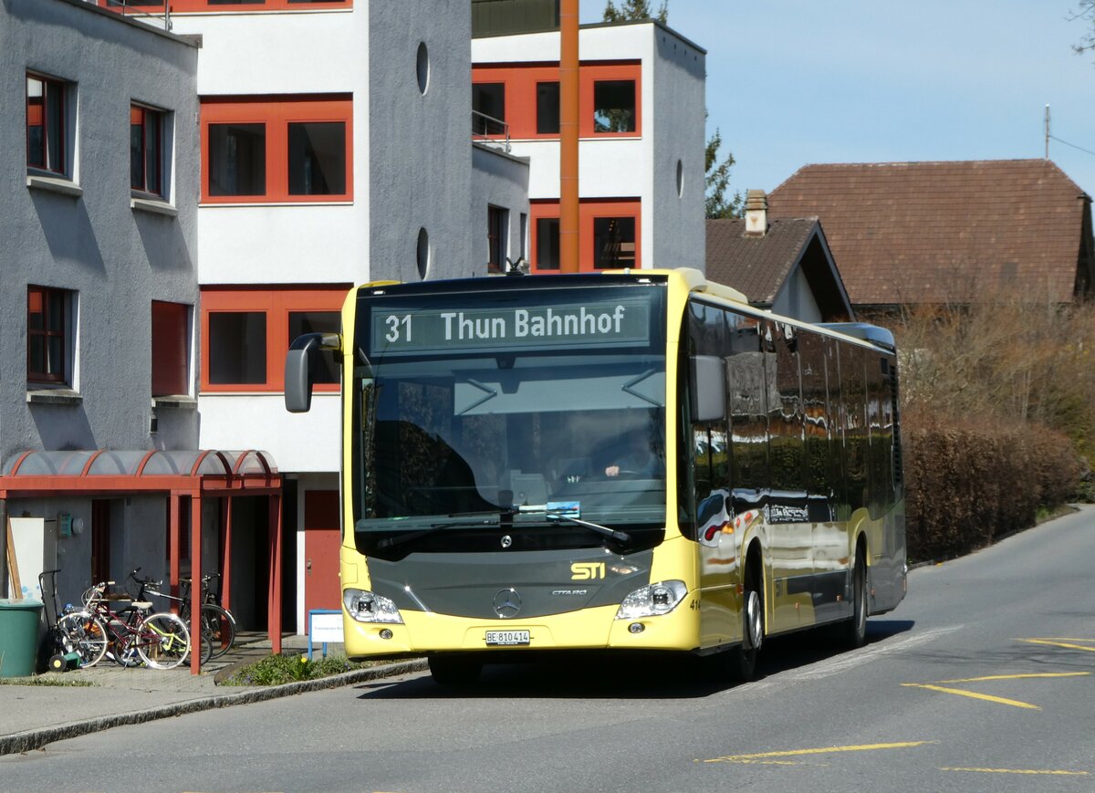 (247'556) - STI Thun - Nr. 414/BE 810'414 - Mercedes am 22. Mrz 2023 in Thun, Spital