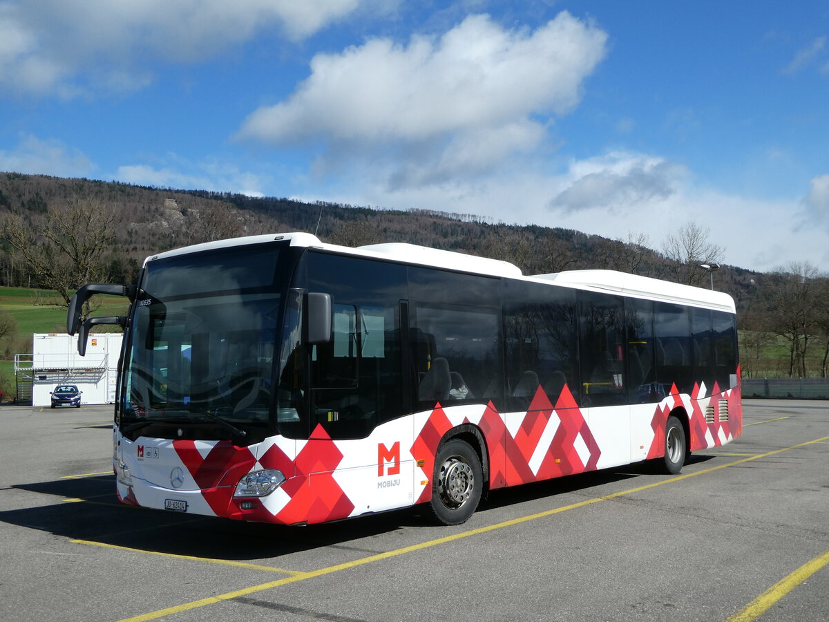 (247'610) - CarPostal Ouest - JU 62'414/PID 10'635 - Mercedes am 25. Mrz 2023 in Develier, Parkplatz