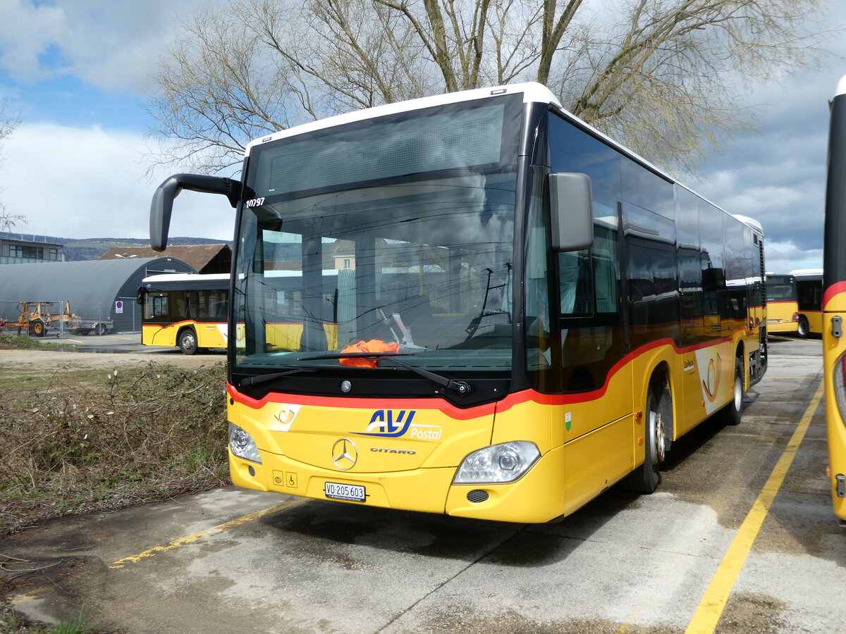 (247'658) - AVJ Les Bioux - VD 205'603/PID 10'797 - Mercedes am 25. Mrz 2023 in Yverdon, Garage