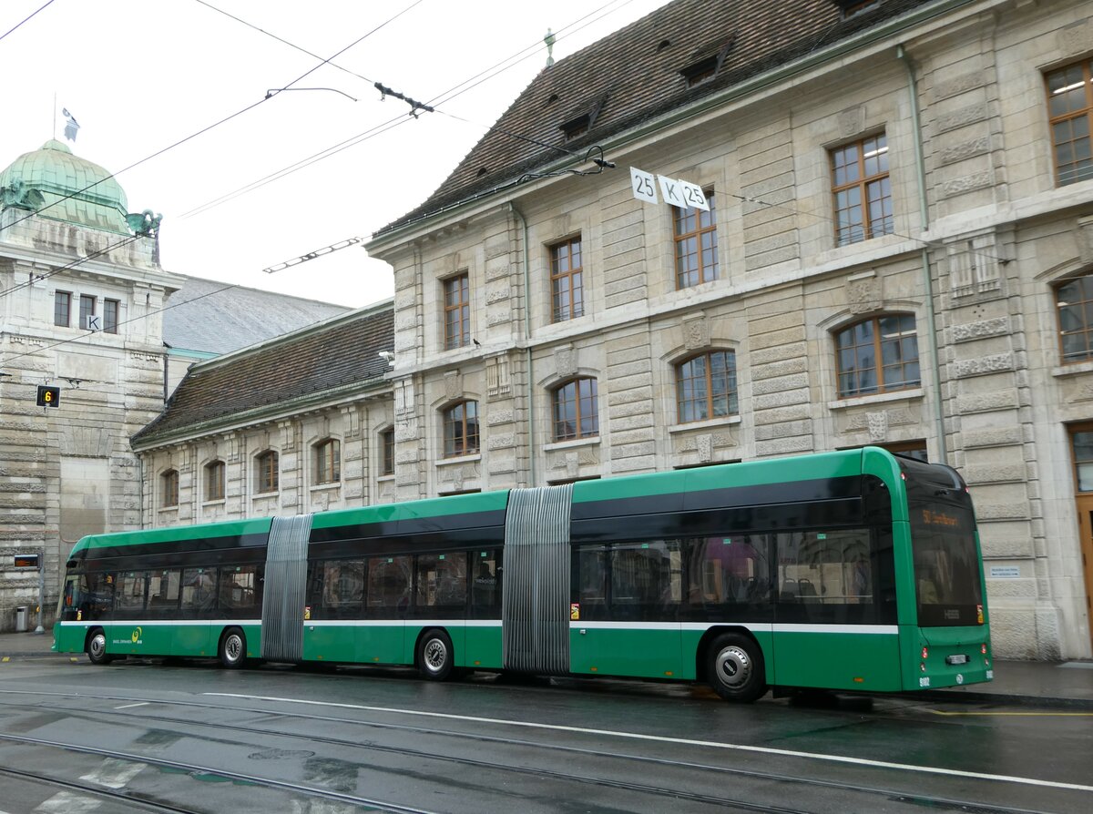 (247'861) - BVB Basel - Nr. 9102/BS 99'802 - Hess am 30. Mrz 2023 beim Bahnhof Basel