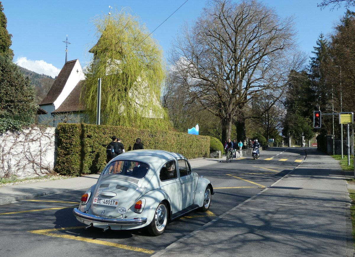 (248'332) - VW-K�fer - BE 48'017 - am 9. April 2023 in Thun, Scherzligen/Schadau