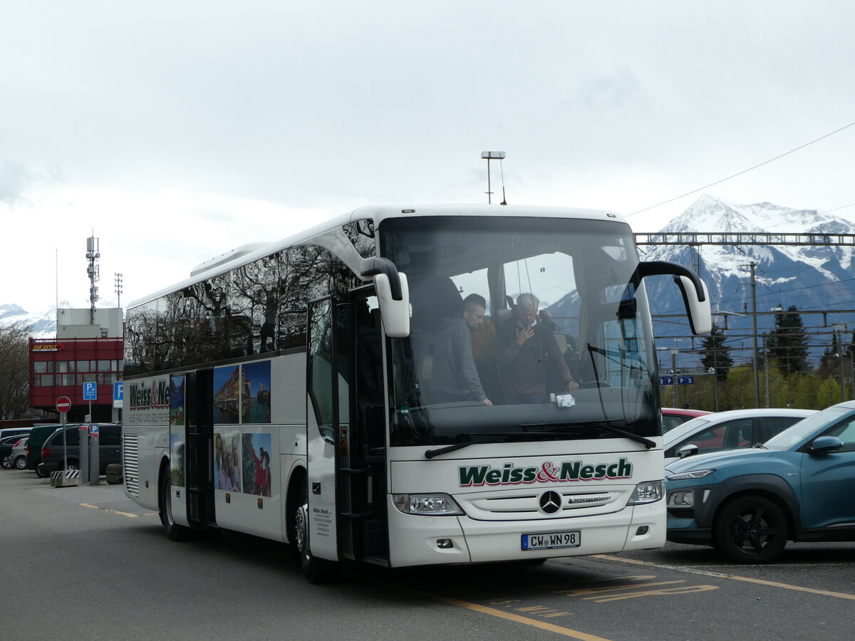 (248'378) - Aus Deutschland: Weiss&Nesch, Nagold - CW-WN 98 - Mercedes am 12. April 2023 in Thun, CarTerminal