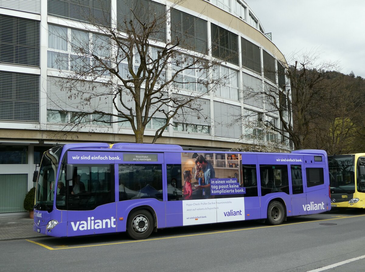 (248'380) - STI Thun - Nr. 412/BE 810'412 - Mercedes am 12. April 2023 bei der Schifflndte Thun