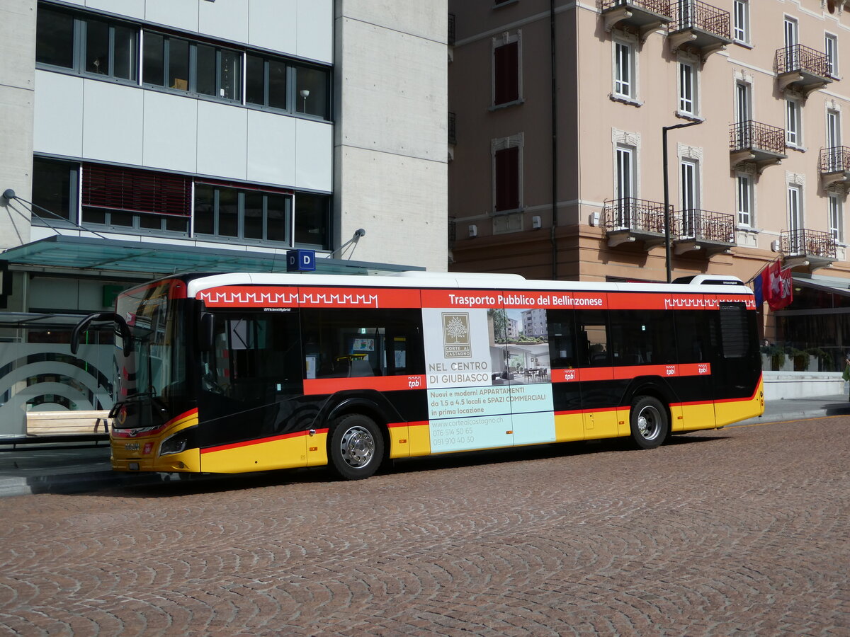 (248'679) - AutoPostale Ticino - TI 339'201/PID 11'416 - MAN am 16. April 2023 beim Bahnhof Bellinzona