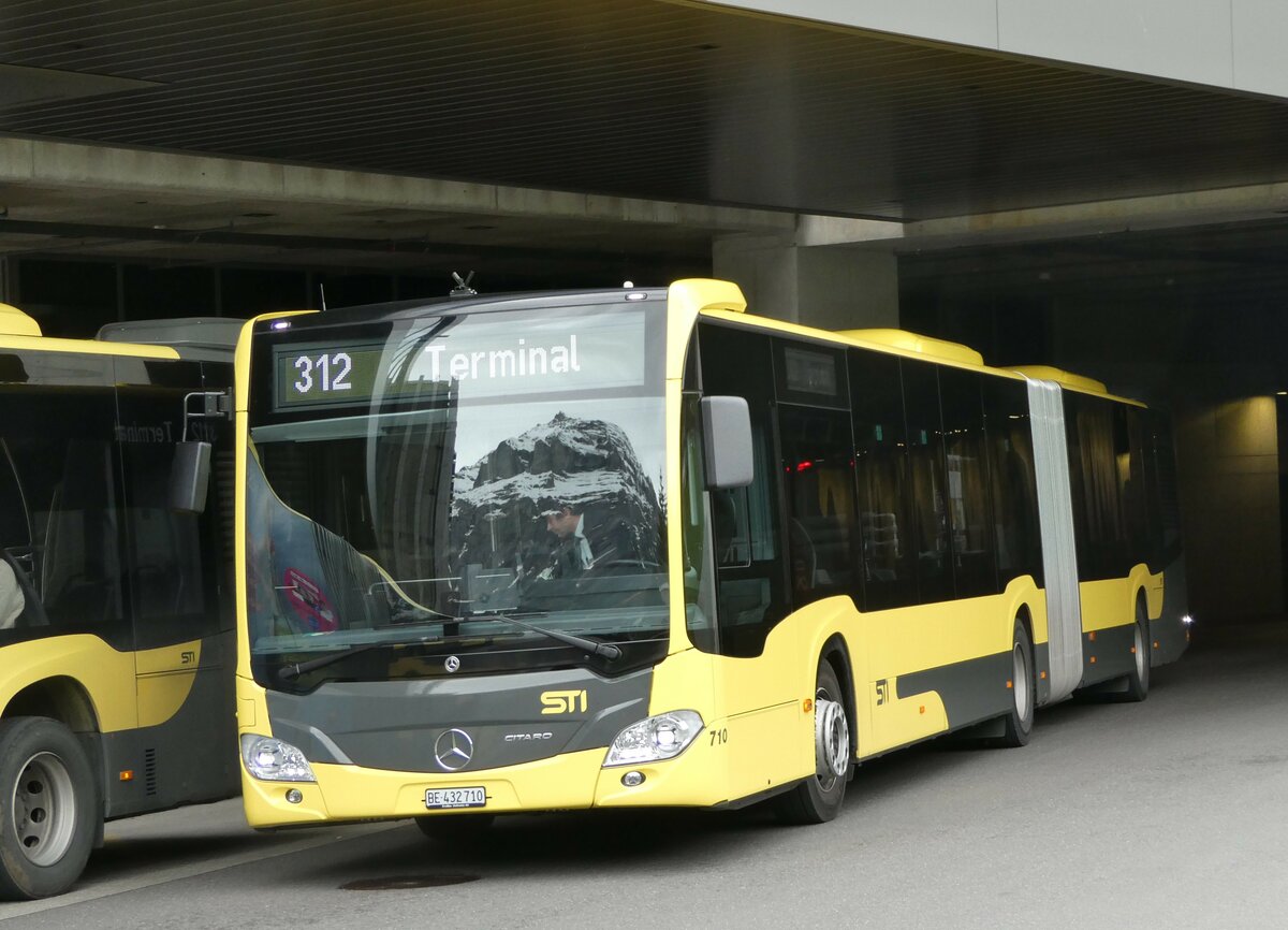 (249'183) - STI Thun - Nr. 710/BE 432'710 - Mercedes am 28. April 2023 in Grindelwald, Terminal