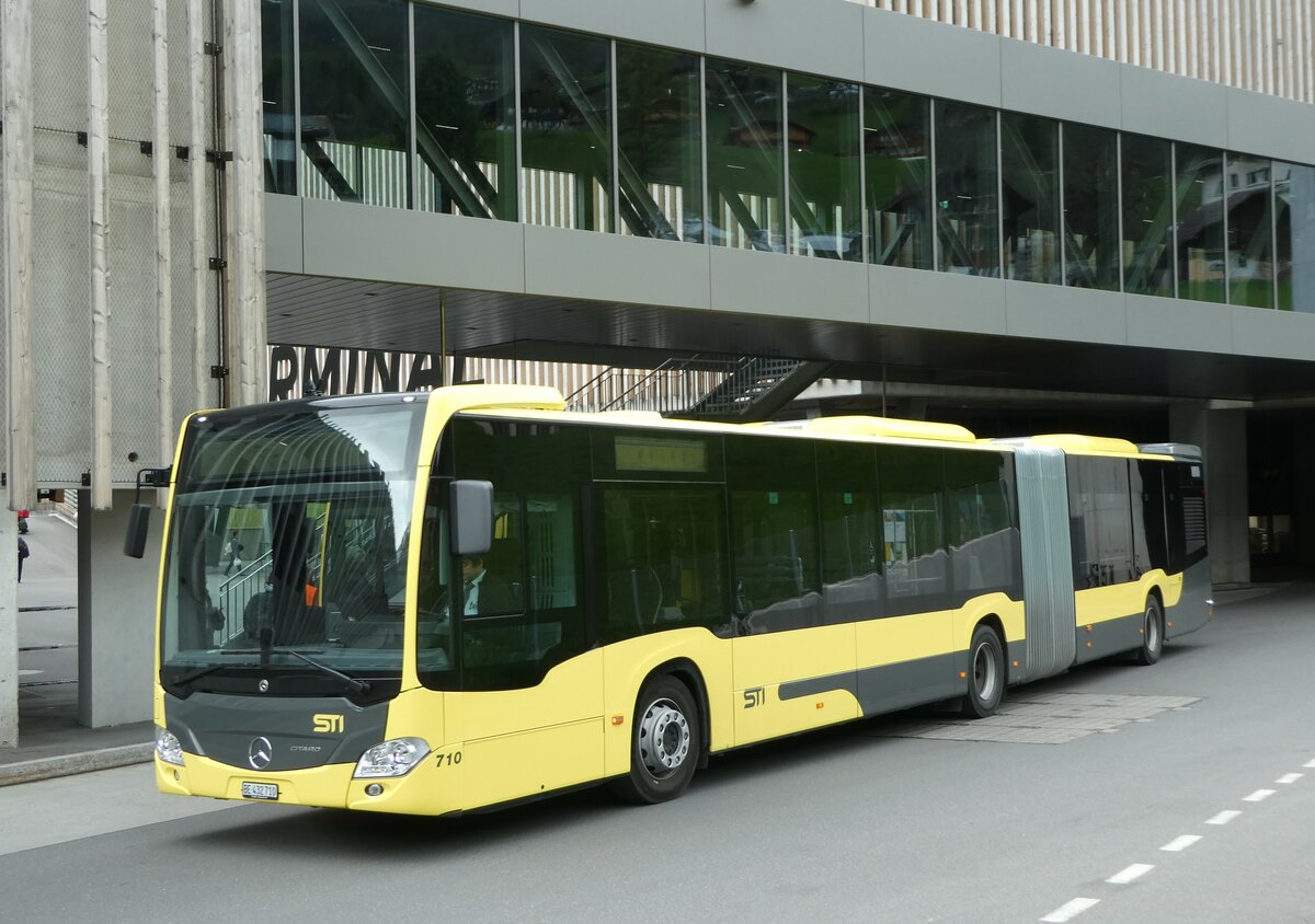 (249'184) - STI Thun - Nr. 710/BE 432'710 - Mercedes am 28. April 2023 in Grindelwald, Terminal