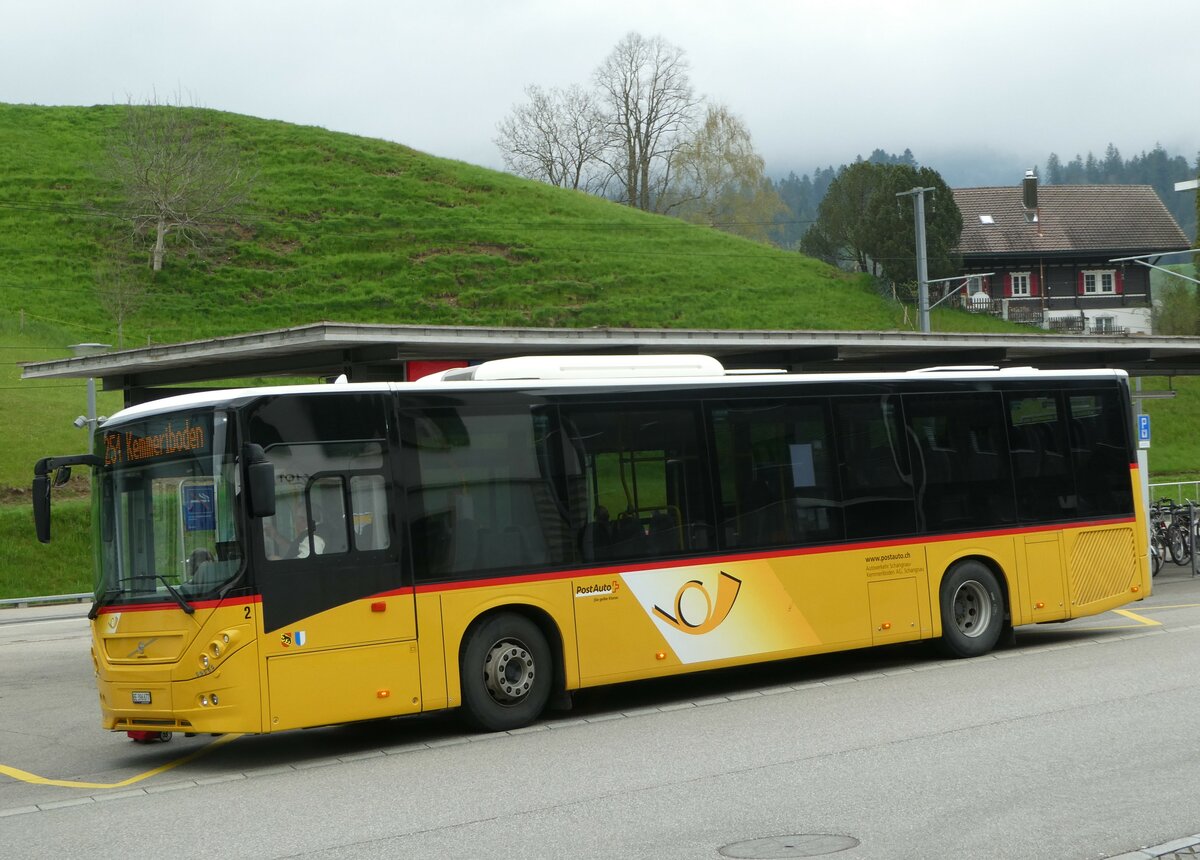 (249'321) - ASK Schangnau - Nr. 2/BE 396'677/PID 10'913 - Volvo am 30. April 2023 beim Bahnhof Escholzmatt
