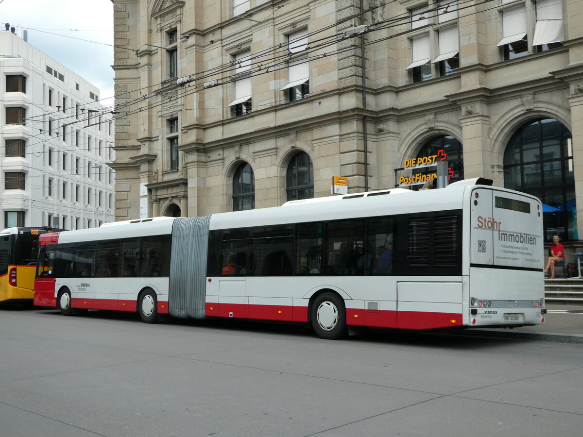 (249'803) - SW Winterthur - Nr. 342/ZH 745'342 - Solaris am 6. Mai 2023 beim Hauptbahnhof Winterthur