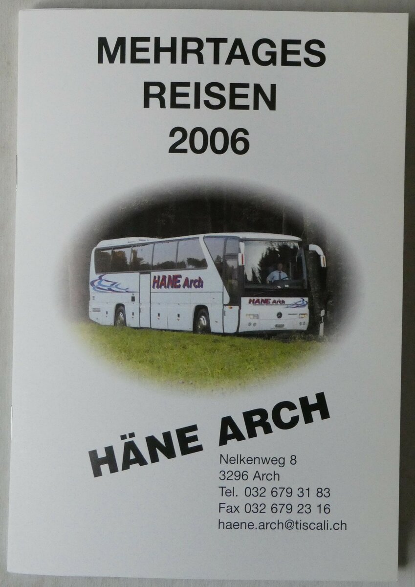 (249'808) - Hne-Mehrtagesreisen 2006 am 7. Mai 2023 in Thun