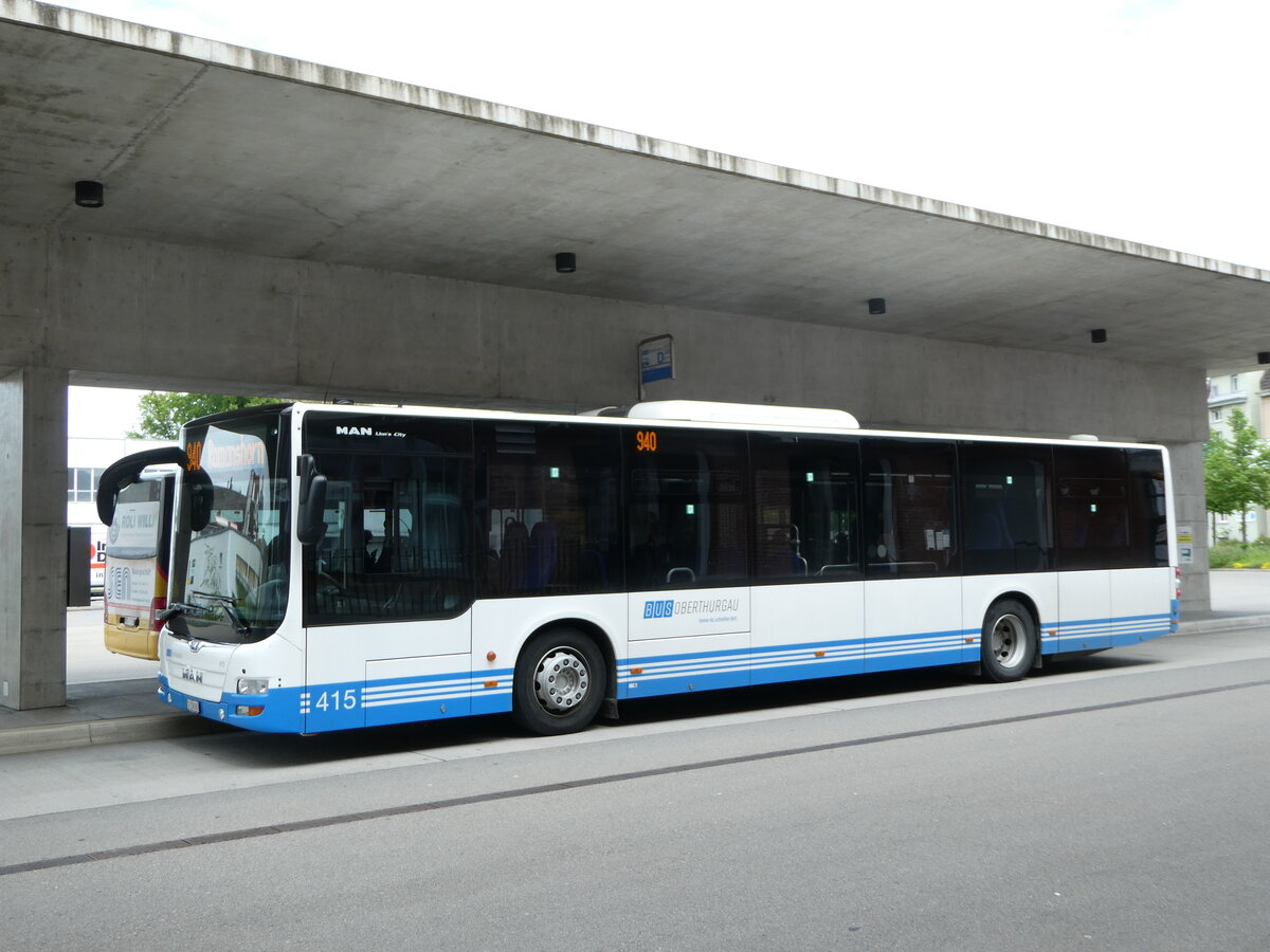 (249'906) - BOTG Amriswil - Nr. 415/TG 158'063 - MAN am 12. Mai 2023 in Arbon, Bushof