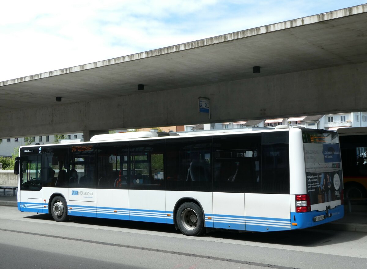 (249'919) - BOTG Amriswil - Nr. 409/TG 180'557 - MAN (ex Nr. 14) am 12. Mai 2023 in Arbon, Bushof