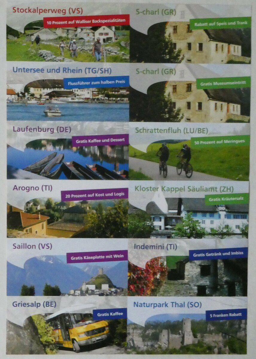 (250'418) - PostAuto-Gutscheine von 2009 am 25. Mai 2023 in Thun (Rckseite)