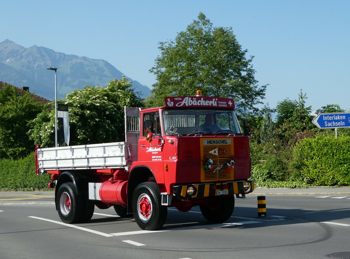 (250'483) - Ab�cherli, Sarnen - OW 10'181 - Henschel am 27. Mai 2023 in Sarnen, OiO