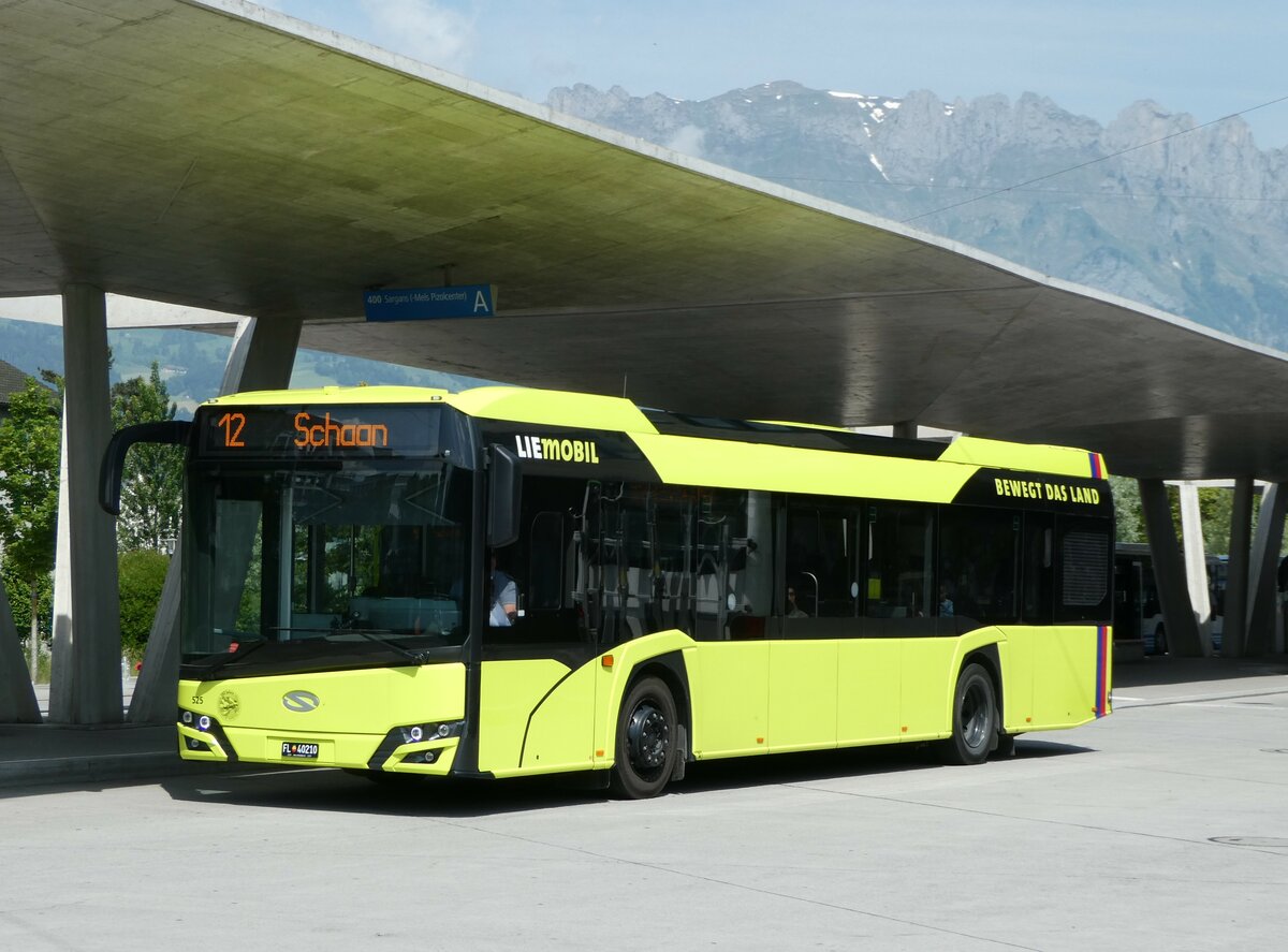 (250'769) - Aus Liechtenstein: BOS PS Anstalt - Nr. 525/FL 40'210 - Solaris am 30. Mai 2023 beim Bahnhof Buchs