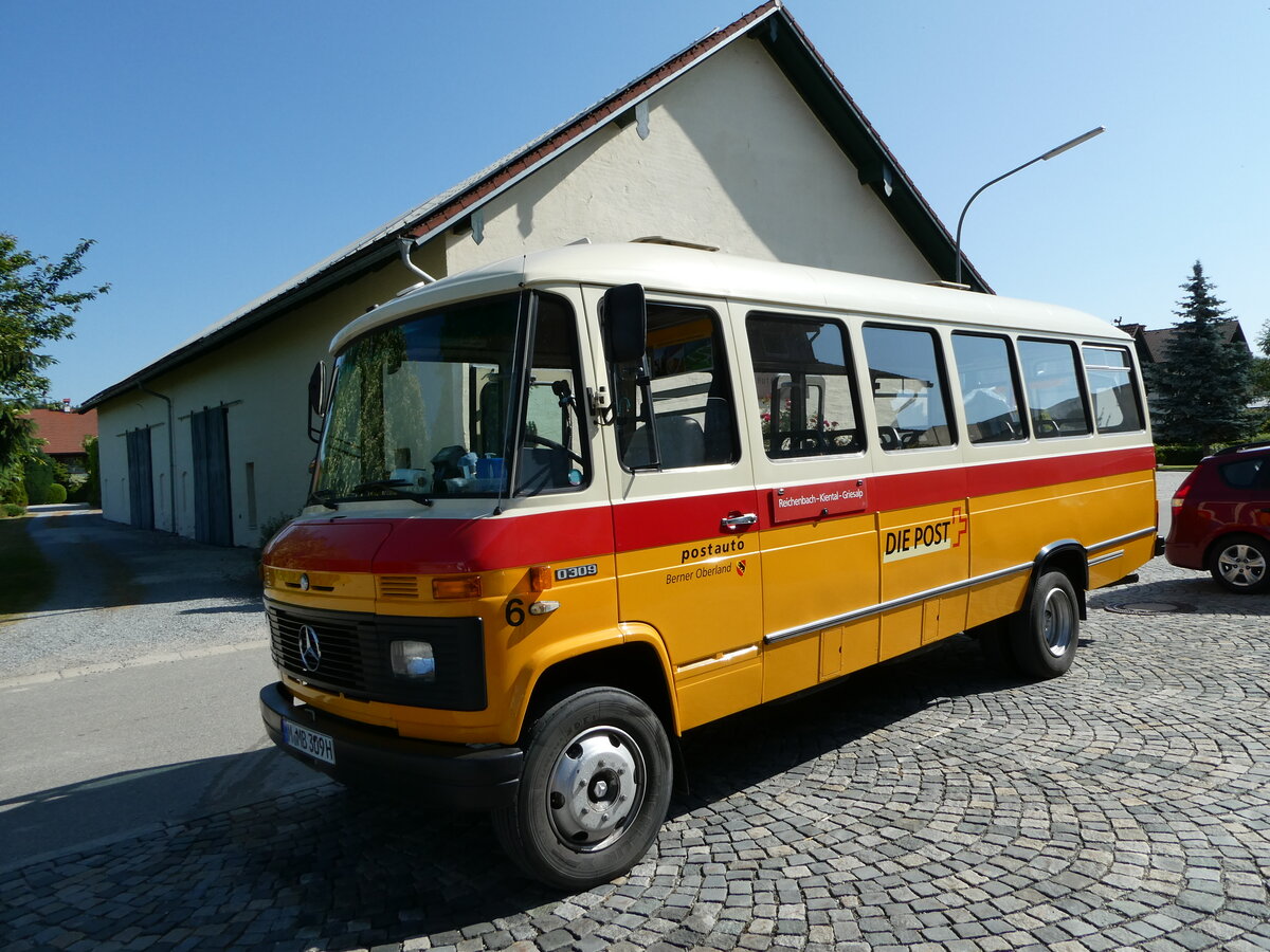 (250'928) - Hahn, Mnchen - Nr. 6/M-MB 309H - Mercedes (ex Mller, CH-Ennetmoos Nr. 6; ex Portenier, CH-Adelboden Nr. 6/PID 492; ex Geiger, CH-Adelboden Nr. 6) am 4. Juni 2023 in Rottersdorf, Vilstalter Hof