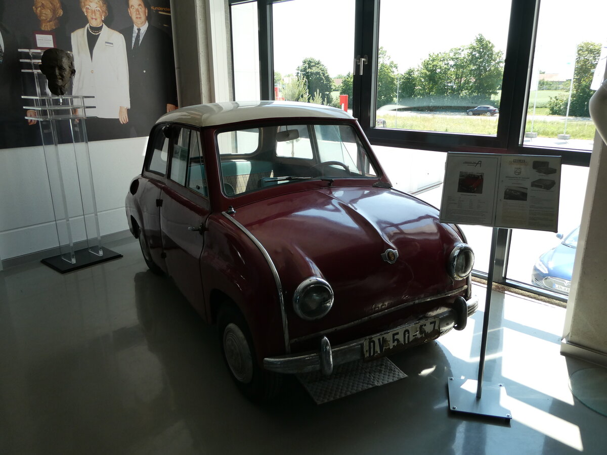 (250'967) - Goggomobil - DV 50-57 - am 4. Juni 2023 in Pilsting, Auw�rter Automobil-Parks