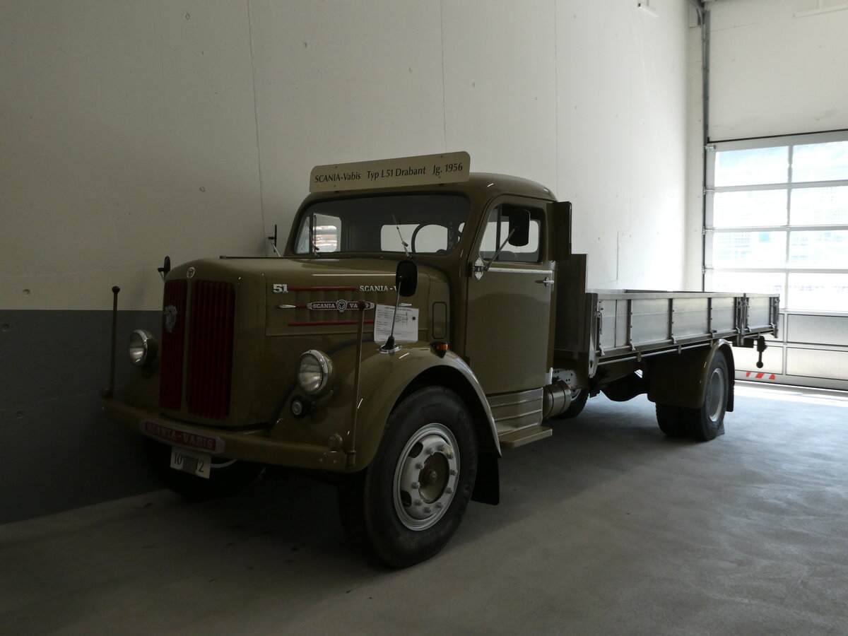(251'297) - Scania am 10. Juni 2023 in N�fels, FBW-Museum