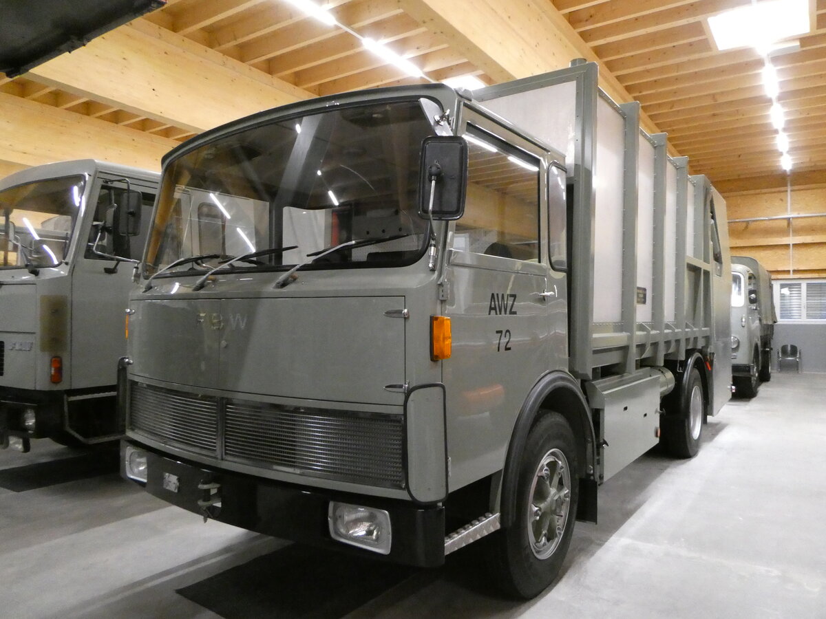 (251'300) - AWZ, Z�rich - Nr. 72 - FBW am 10. Juni 2023 in N�fels, FBW-Museum