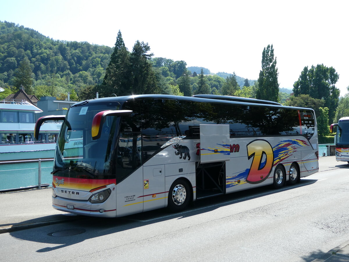 (251'492) - Dysli, Bern - Nr. 22/BE 107'820 - Setra am 14. Juni 2023 bei der Schifflndte Thun