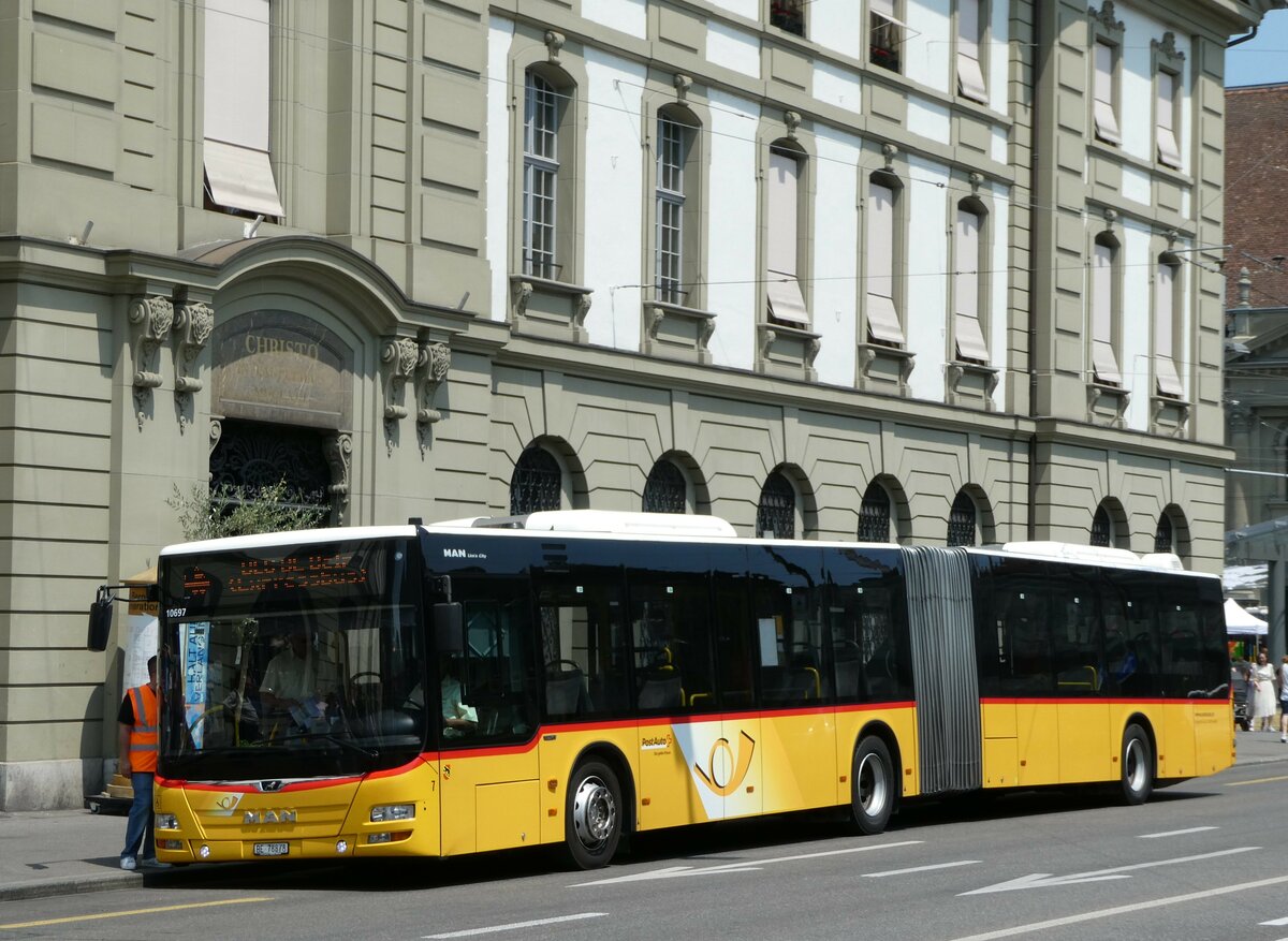 (251'626) - Steiner, Ortschwaben - Nr. 7/BE 78'878/PID 10'697 - MAN am 17. Juni 2023 beim Bahnhof Bern