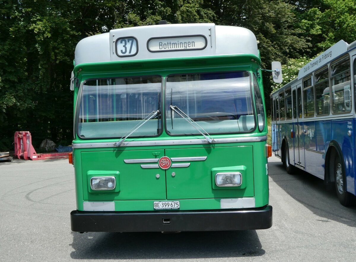 (251'701) - BVB Basel (RWB) - Nr. 75/BE 399'675 - FBW/FHS am 18. Juni 2023 in Burgdorf, kihof Ziegelgut