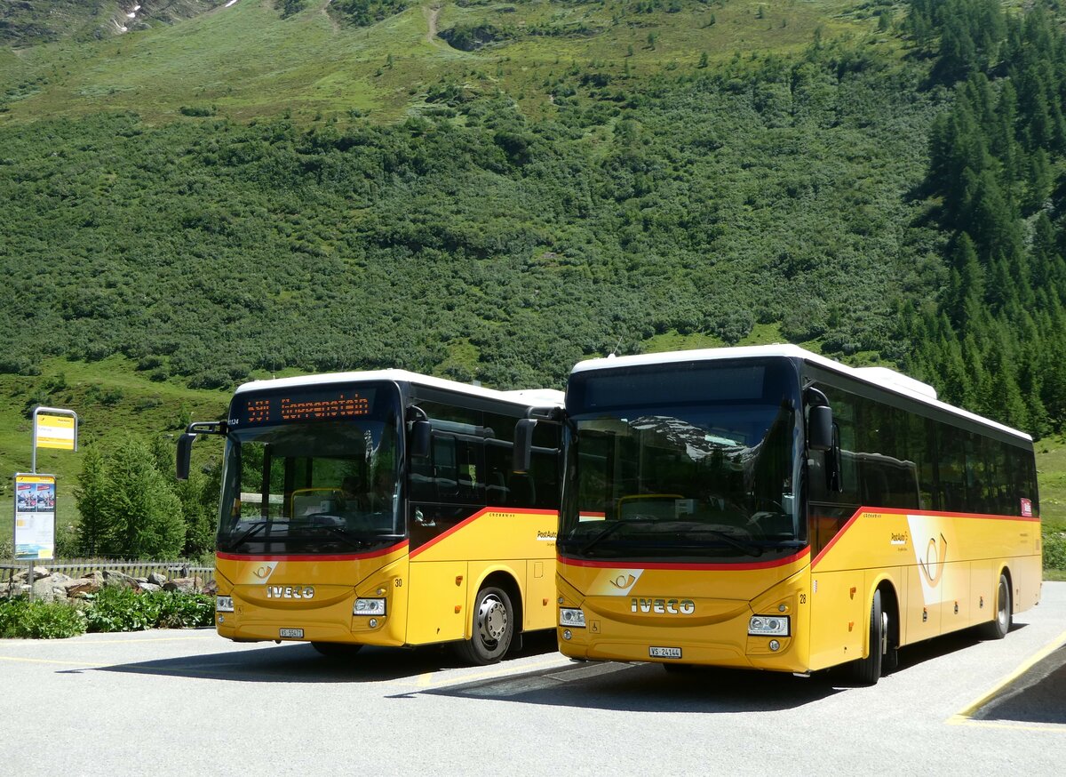 (252'075) - Jaggi, Kippel - Nr. 28/VS 24'144/PID 10'484 - Iveco am 25. Juni 2023 auf der Fafleralp