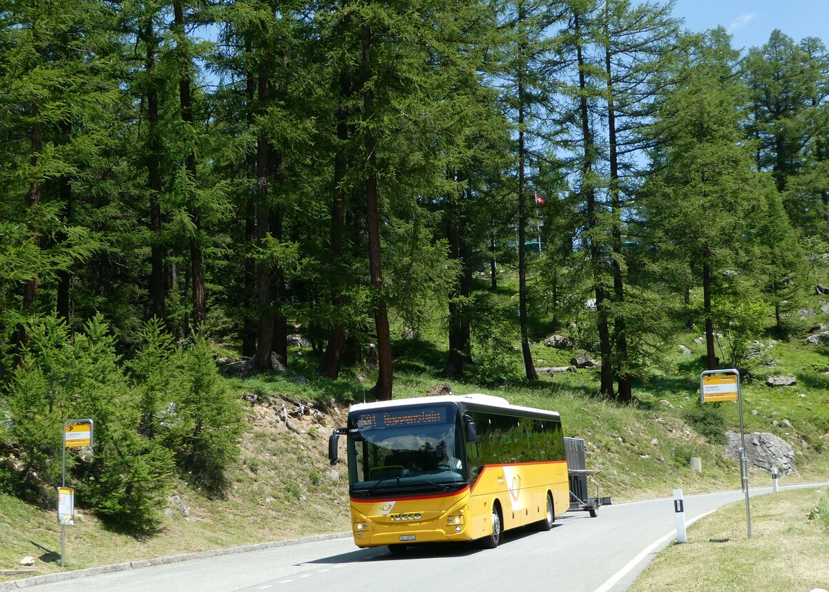 (252'105) - Jaggi, Kippel - Nr. 31/VS 10'714/PID 11'847 - Iveco am 26. Juni 2023 in Blatten (Ltschen), Langgletscher