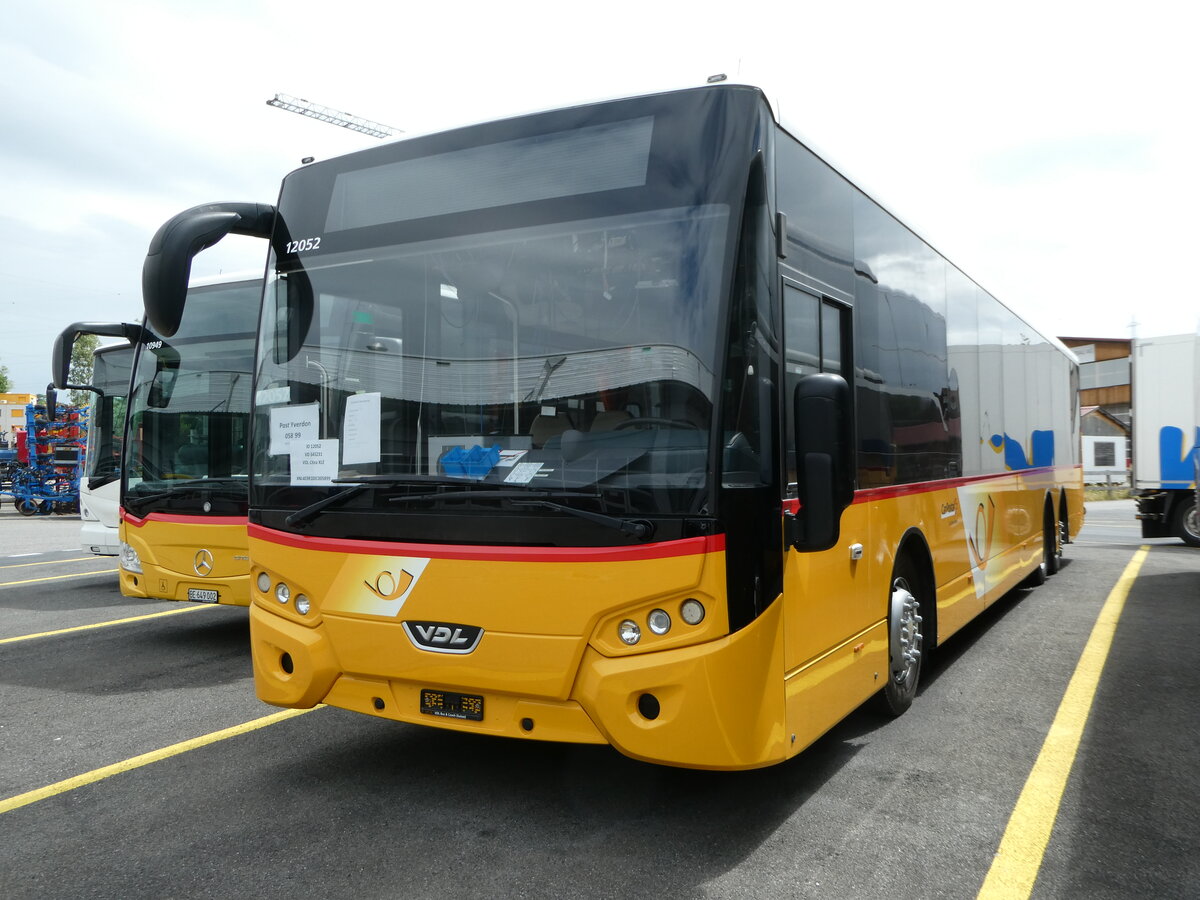 (252'233) - CarPostal Ouest - PID 11'052 - VDL (ex Ballestraz, Grne) am 1. Juli 2023 in Kerzers, Interbus