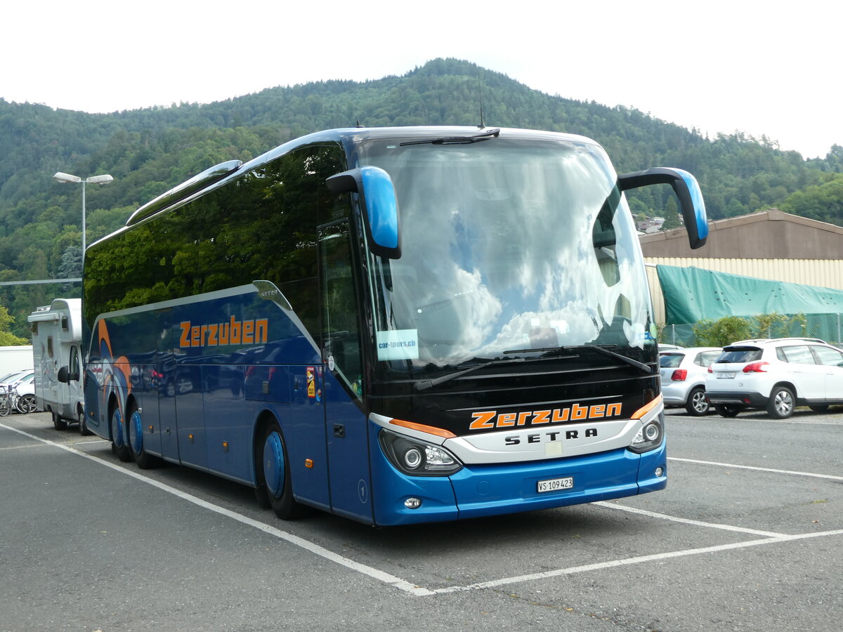 (252'794) - Zerzuben, Visp-Eyholz - Nr. 1/VS 109'423 - Setra am 19. Juli 2023 in Thun, Seestrasse