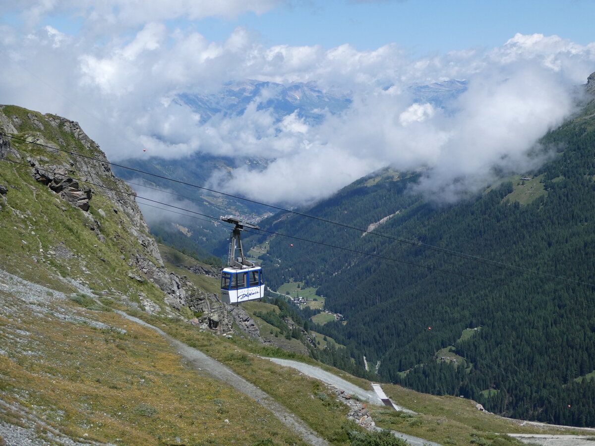 (253'199) - Luftseilbahn Grande Dixence - Nr. 2 - am 30. Juli 2023 in Dixence 