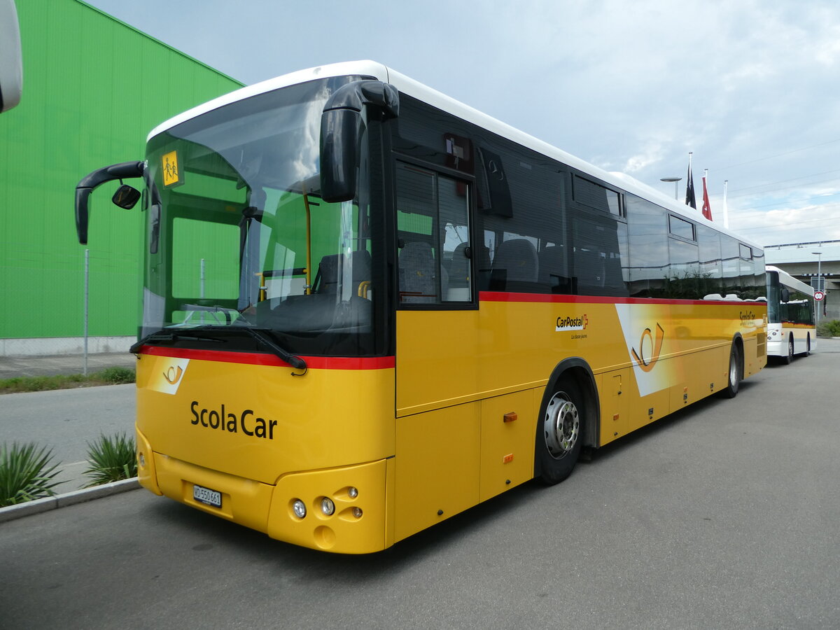 (253'780) - CarPostal Ouest - VD 550'661/PID 4512 - Temsa (ex TMR Martigny Nr. 135) am 13. August 2023 in Kerzers, Interbus